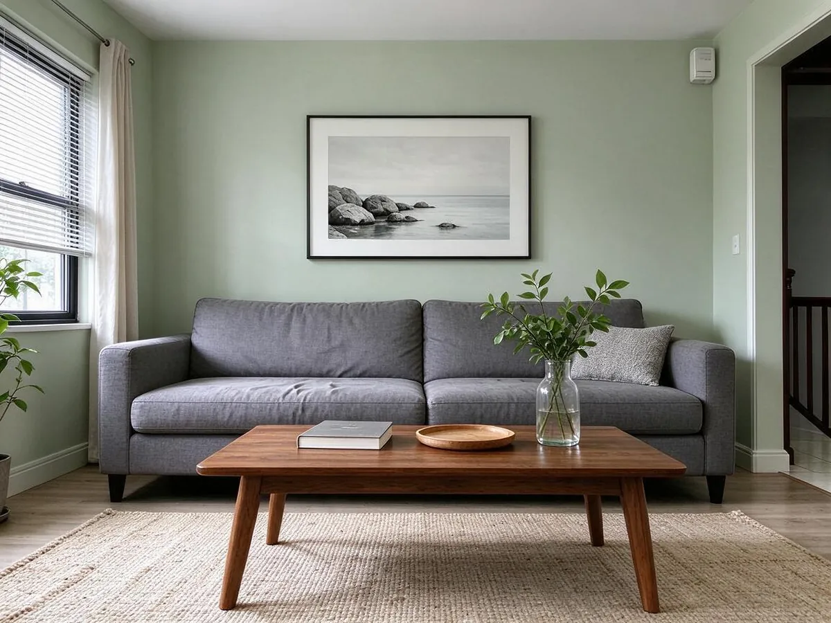 Sage green walls only – After